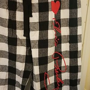 I LOVE ELVIS PRESLEY flannel pants